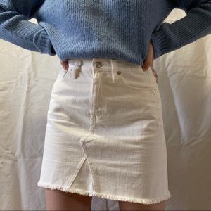 White Denim J.Crew Skirt